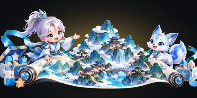 江山美景画